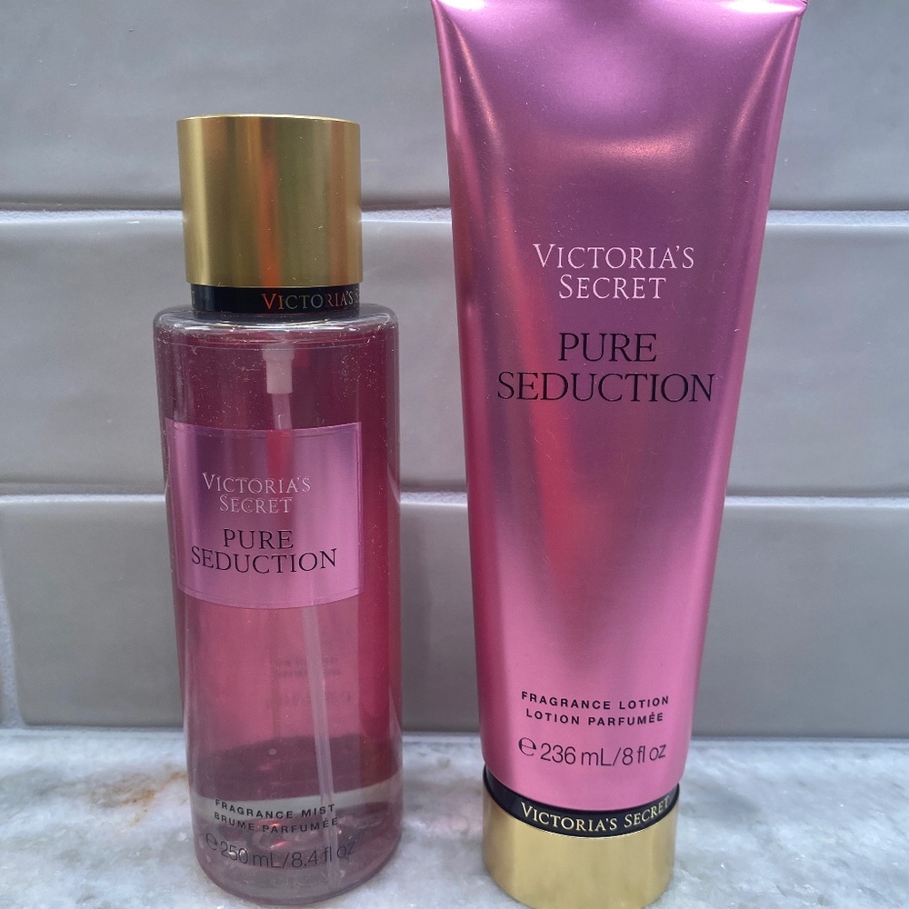 NEW Victoria's Secret Fragrance Lotion & Mist Set Pure Seduction